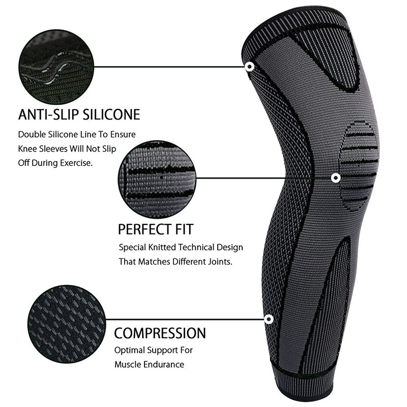 1 pair of Full Leg Knee Pads with Support Belt