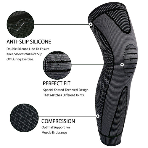 1 pair of Full Leg Knee Pads with Support Belt