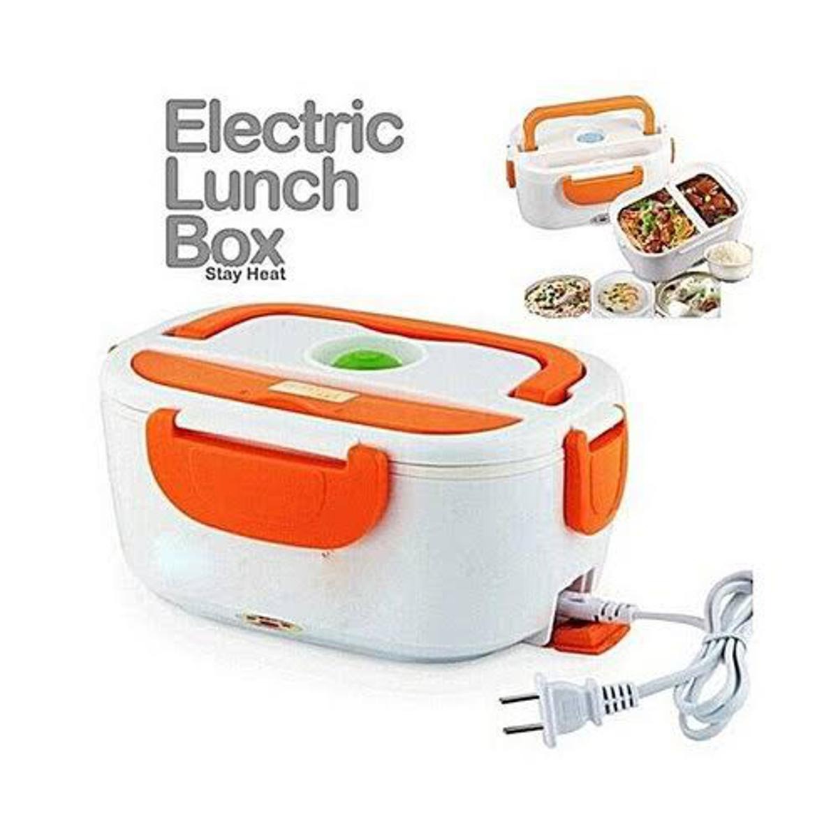 Electric Lunch Box,Stainless Steel Lunch Box – Durable, Leak-Proof, Food-Grade Container for Office, School, Travel & Meal Prep