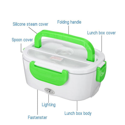 Electric Lunch Box,Stainless Steel Lunch Box – Durable, Leak-Proof, Food-Grade Container for Office, School, Travel & Meal Prep