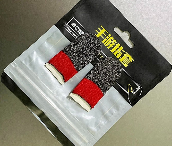 Pair of Gaming Finger Sleeves Sweat Proof Breathable Thumb Sleeves For Mobile Gaming Durable Quality Comfortable Fit