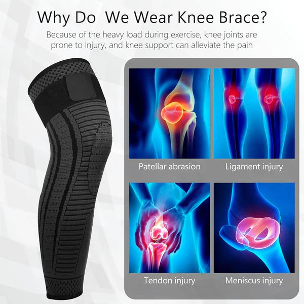 1 pair of Full Leg Knee Pads with Support Belt